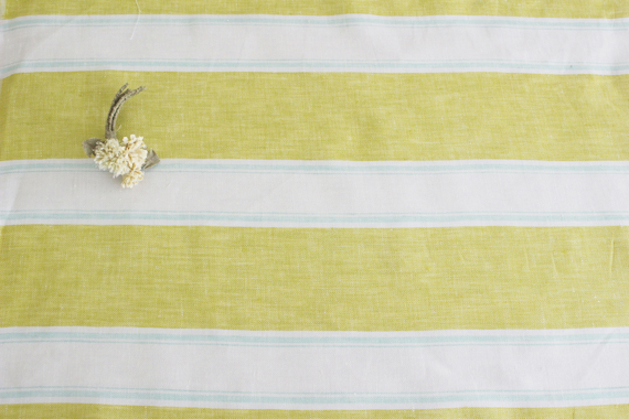 Linen twill border stripe リネン ツイル ボーダー